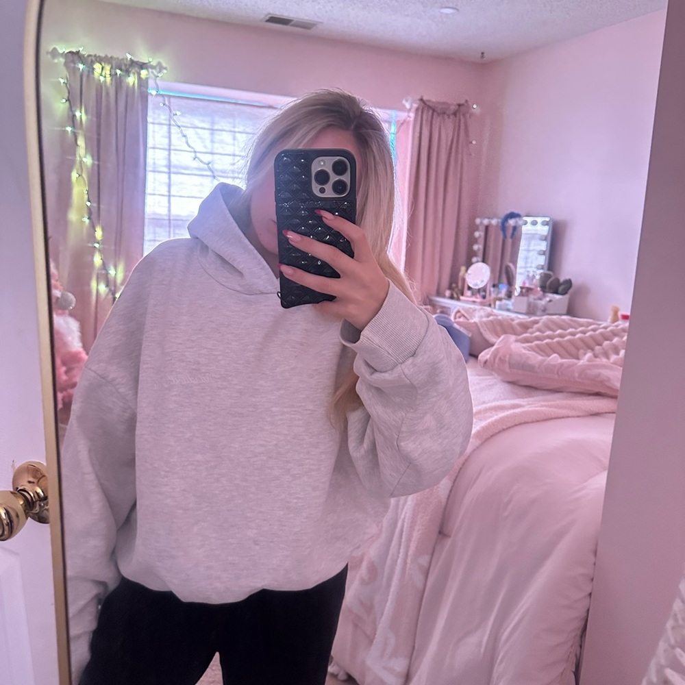 Cozy Women's Gray Hoodie Sweater